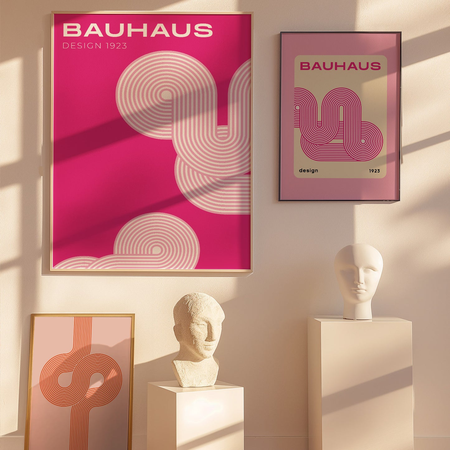 BAUHAUS PINK POSTER